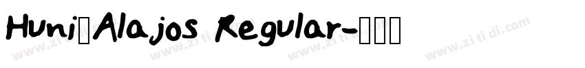Huni_Alajos Regular字体转换